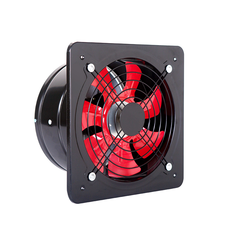 전면 및 후면 라운드 인공 호흡 팬, 저 데시벨 배기 팬, 주방 고전력 환기 팬